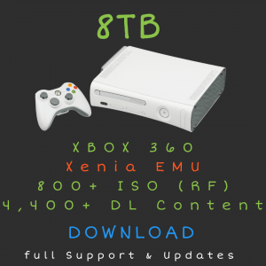 8TB XBOX 360 + DLC Download