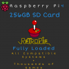 256GB RetroPie MicroSD Card for Raspberry Pi 4