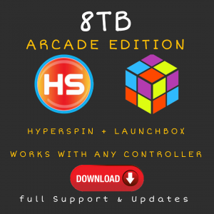8TB Hyperspin + Launchbox CLOUD Drive - Arcade Edition