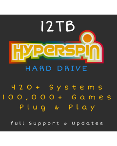 12TB Hyperspin Hard Drive