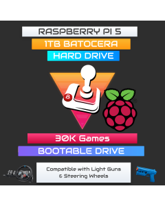 1TB Batocera Hard Drive For Raspberry Pi 5