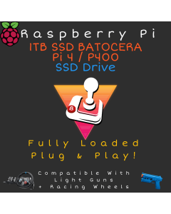 1TB Batocera SSD Drive for Raspberry Pi 4 and P400