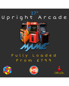 27" Upright Arcade Machine - 2 Player