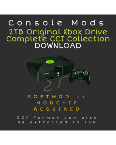 2TB Original Xbox DOWNLOAD - Complete CCI Collection - 1,000+ Games - Modchip Cerbios