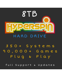 8TB Hyperspin Hard Drive