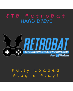 8TB Retrobat Hard Drive - Plug & Play