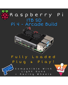 Raspberry Pi 4 4GB - Arcade Build - 1TB SD - Plug & Play