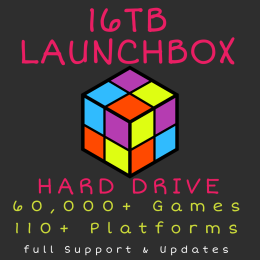 16TB LaunchBox External Hard Drive - PRE-CONFIGURED for Plug & Play!