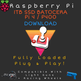 1TB SSD Batocera for Raspberry Pi 4 and P400 Download