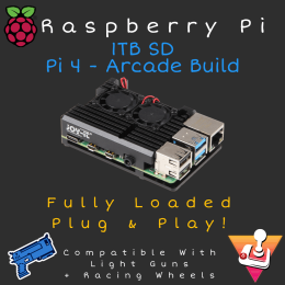 Raspberry Pi 4 4GB - Arcade Build - 1TB SD - Plug & Play