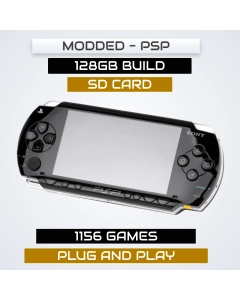 128GB Fully Loaded Memory Card For PSP Consoles - 156 PSP Games + 1000 Retro Games