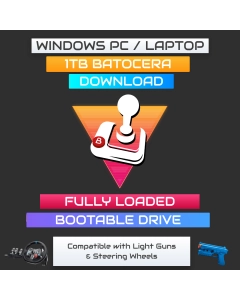 1TB Batocera for Windows Desktop / Laptop - Plug and Play - Download