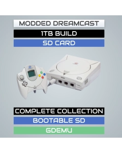 1TB GDEMU - SD CARD - Complete Dreamcast Collection - USA + EU + JPN