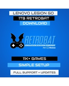 1TB Preloaded RetroBat Download for Lenovo Legion Go - Plug and Play