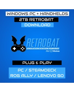 2TB RetroBat Retro Build for Windows PC + Handhelds (Steamdeck / Rog Ally / Lenovo Go / MSI Claw) - Download