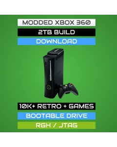 2TB Xbox 360 - Aurora - 10K+ Retro + Games - RGH / JTAG - Plug and Play - Download