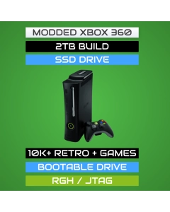 2TB Xbox 360 - Aurora - 10K+ Retro + Games - RGH / JTAG - Plug and Play - Hard Drive