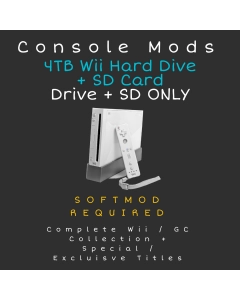 4TB Wii Hard Dive + SD Card - Complete Wii / GC Collection + Special / Exclusive Titles