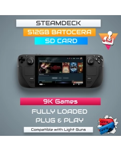 512GB Batocera SD CARD for STEAMDECK