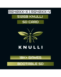 512GB Preloaded SD CARD for RG40XX-H or RG40XX-V Knulli Build, Plug and Play