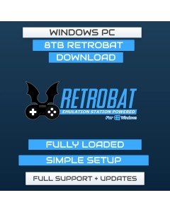 8TB RetroBat DOWNLOAD For Windows PC - Fully Loaded - Plug and Play