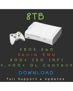 8TB XBOX 360 + DLC Download