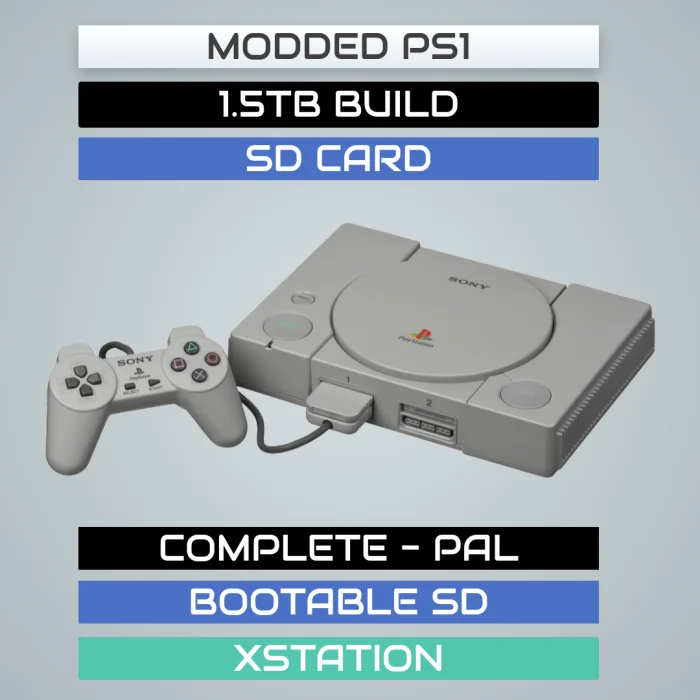 1.5TB PS1 XStation SD Card PAL — Complete Catalogue