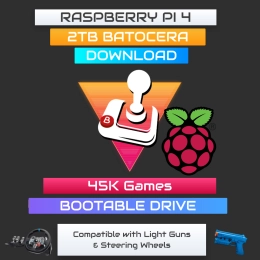 2TB Batocera DOWNLOAD For Raspberry Pi 4 and P400