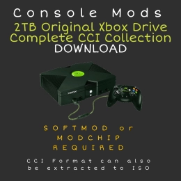 2TB Original Xbox DOWNLOAD - Complete CCI Collection - 1,000+ Games - Modchip Cerbios