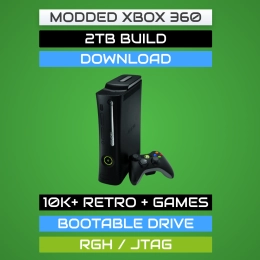 2TB Xbox 360 - Aurora - 10K+ Retro + Games - RGH / JTAG - Plug and Play - Download