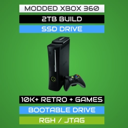 2TB Xbox 360 - Aurora - 10K+ Retro + Games - RGH / JTAG - Plug and Play - Hard Drive