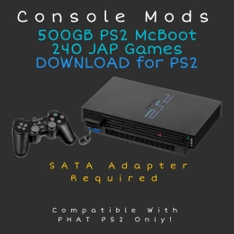 500GB PS2 McBoot JAP Games Download