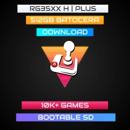 512GB Batocera Download for Anbernic RG35XX H - RG35XX Plus