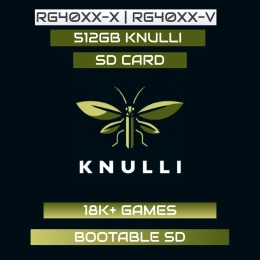 512GB Preloaded SD CARD for RG40XX-H or RG40XX-V Knulli Build, Plug and Play