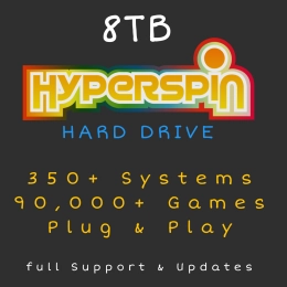 8TB Hyperspin Hard Drive
