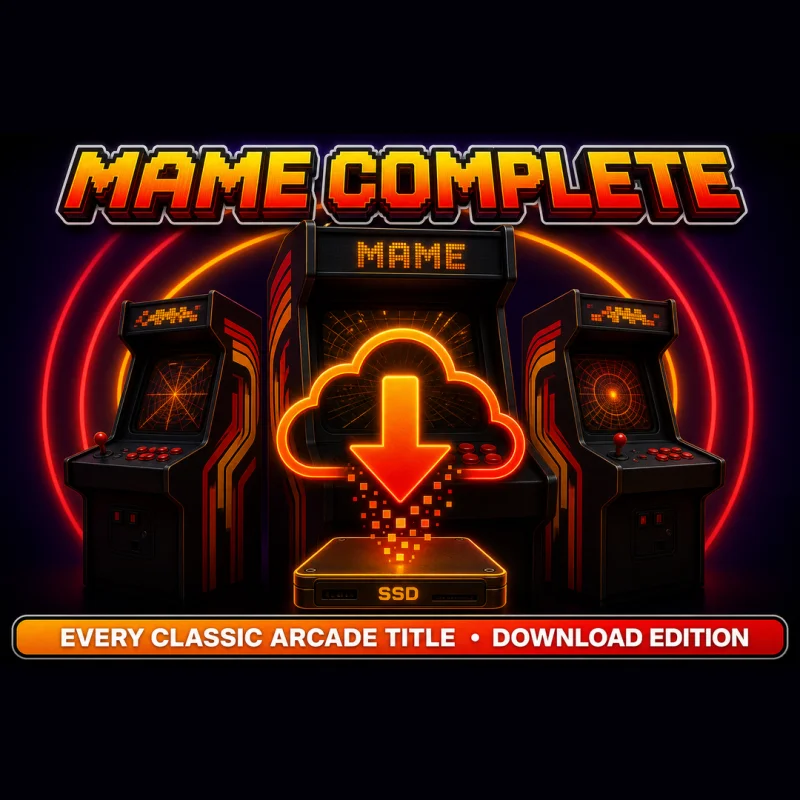 MAME Complete Download — Every Classic Arcade Title (ROMs + CHDs +