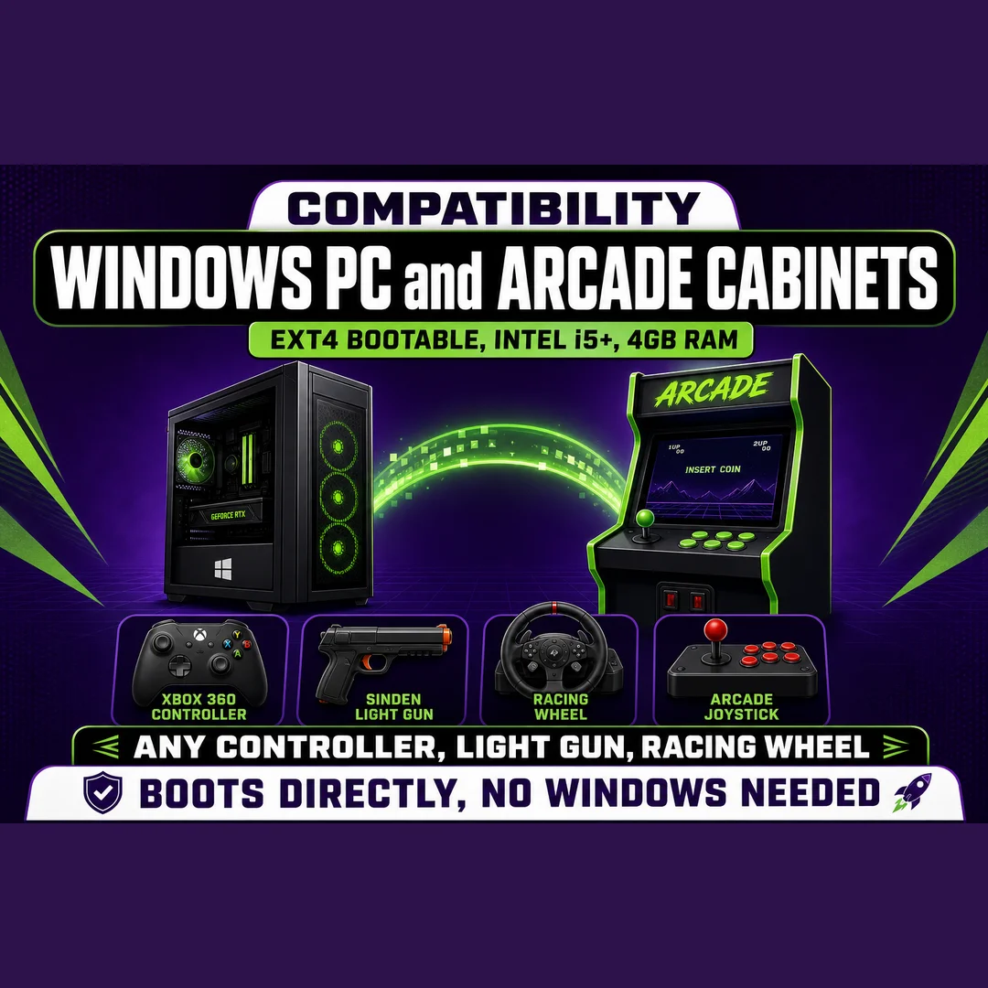 8TB Batocera Download — 110+ Systems Fully Loaded (PC)