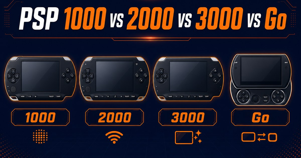 PSP 1000 vs 2000 vs 3000 vs Go: Which to Buy